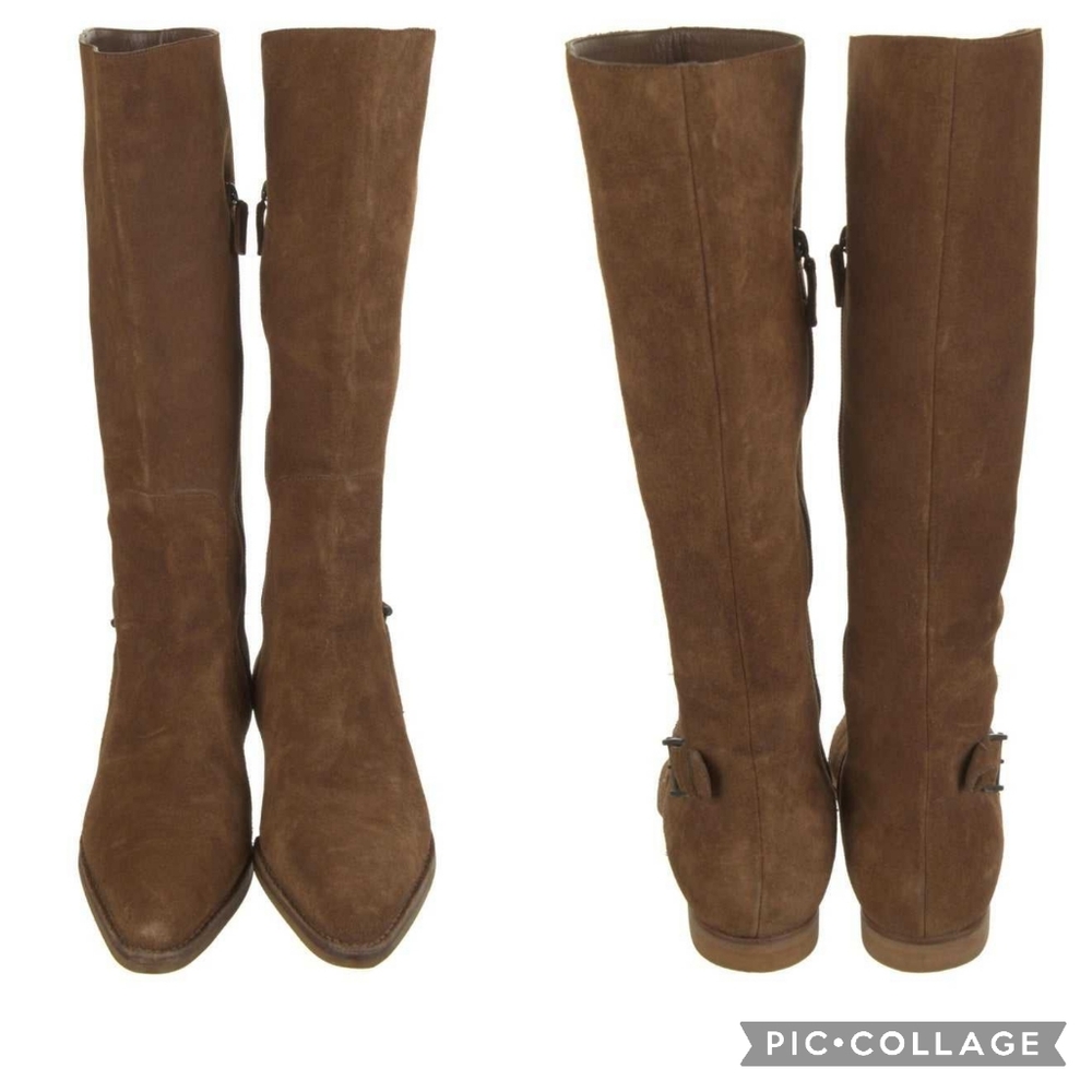 Gucci | Suede Riding Boots - Picture 3 of 13